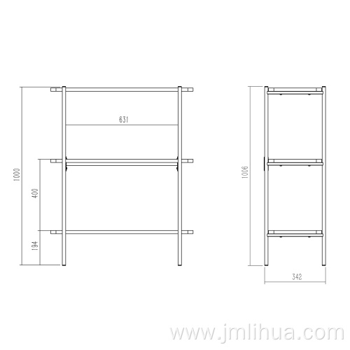 MOORE 3 layer shelf multifunction